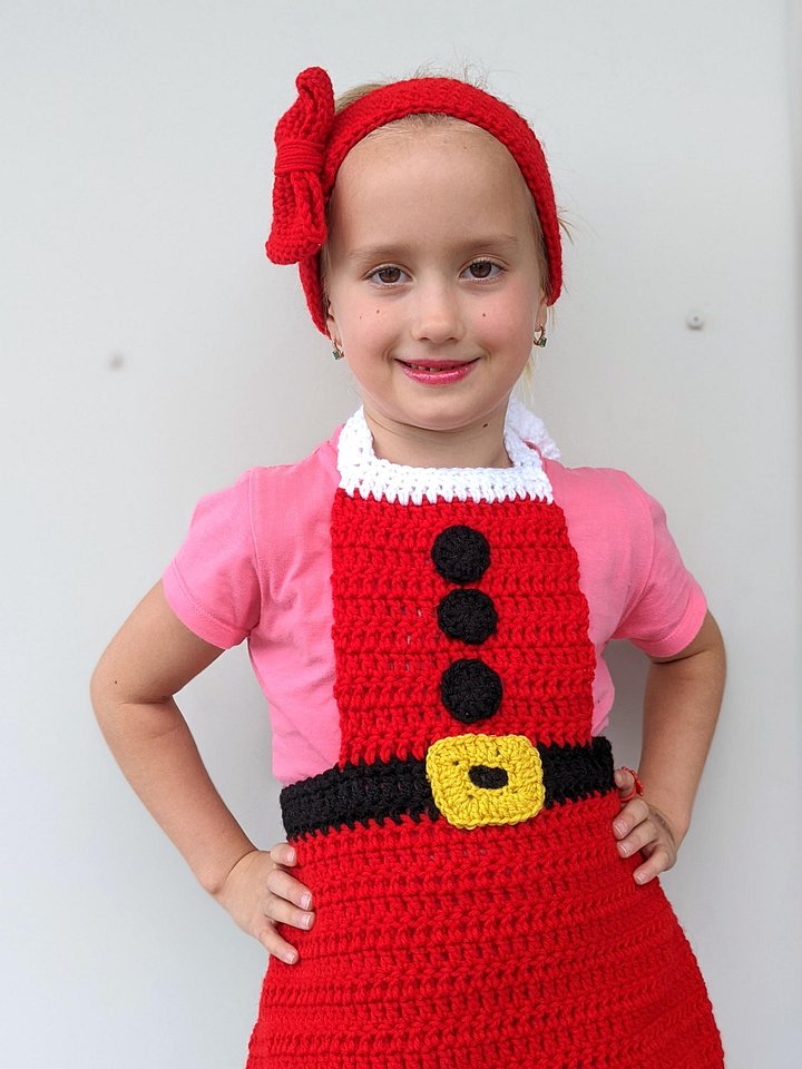 Crochet Christmas Set: Headband and Apron Patterns product image (2)