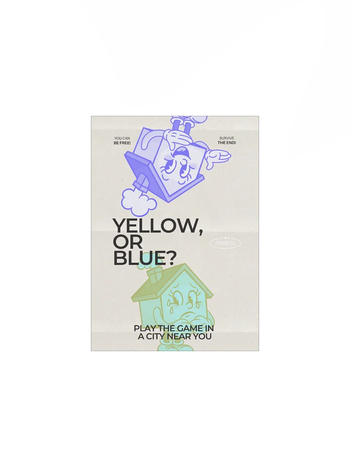 Poster: "Yellow, or Blue?" product image (1)
