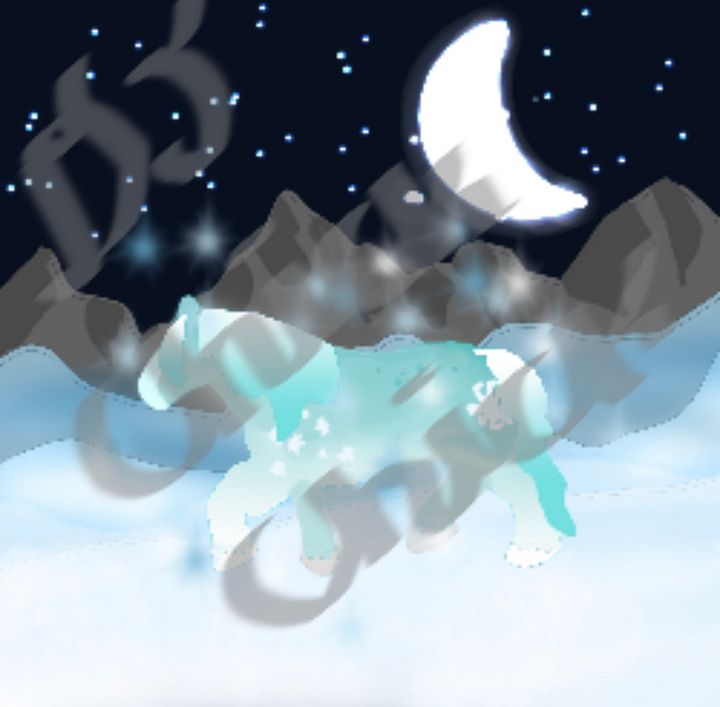 WHI Digital Drawings- Snowflake Clydesdale product image (1)
