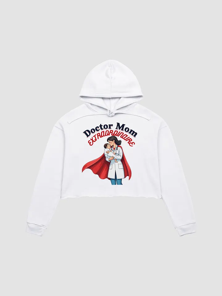 Superhero Doctor Mom Crop Hoodie product image (5)
