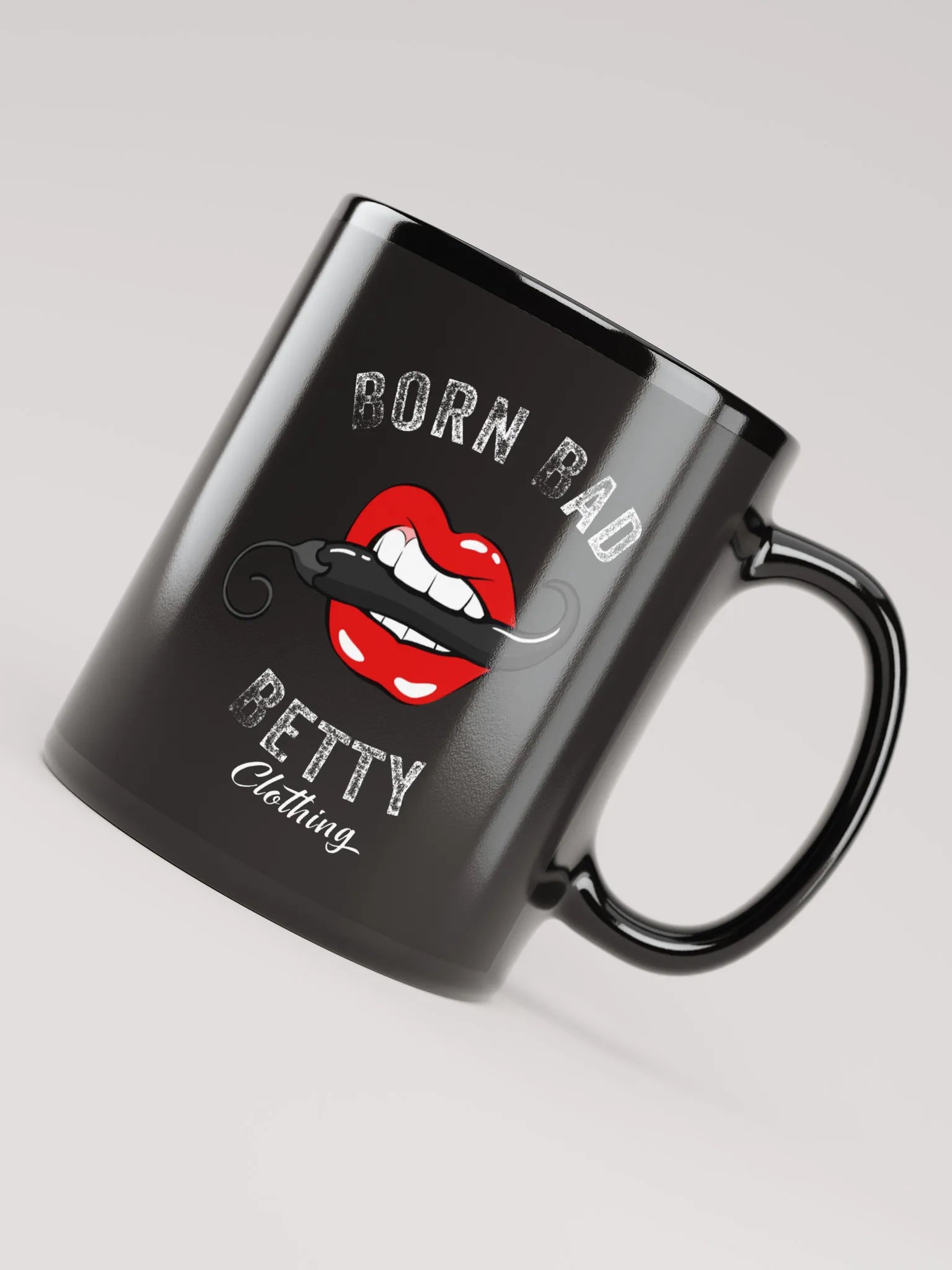 Bite Me Black Glossy Mug product image (5)