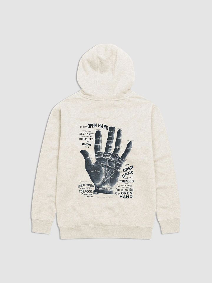 Palmistry Hoodie: Shober & Carqueville Open Hand Opposite product image (1)