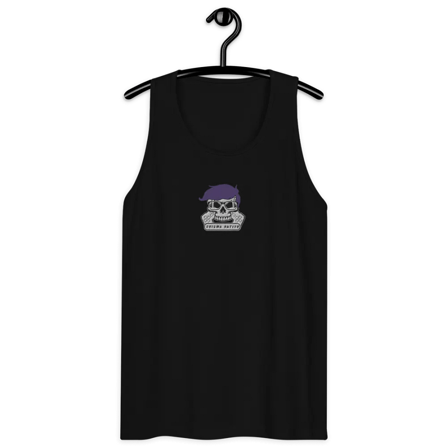 Enigma Nation Cotton Heritage Men's Premium Tank Top (EMBRODERED) product image (22)