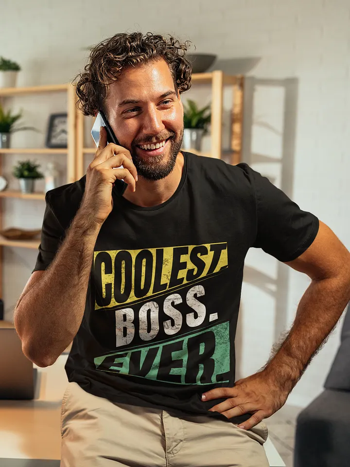 Special Edition Heavyweight T-Shirt – Coolest Boss Ever | Ultra-Soft, Elevated Fit & Leadership-Inspired product image (2)