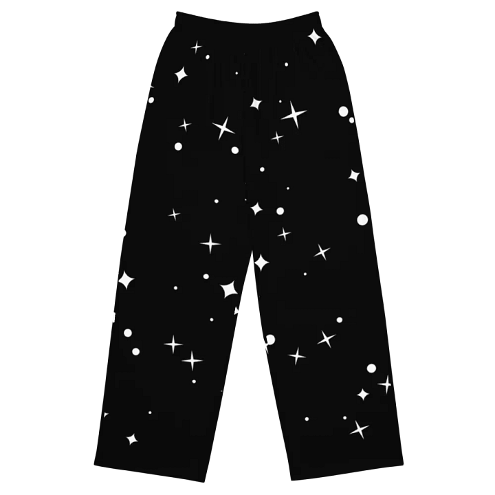 Starry Night All-Over Print Wide-Leg Pants product image (1)