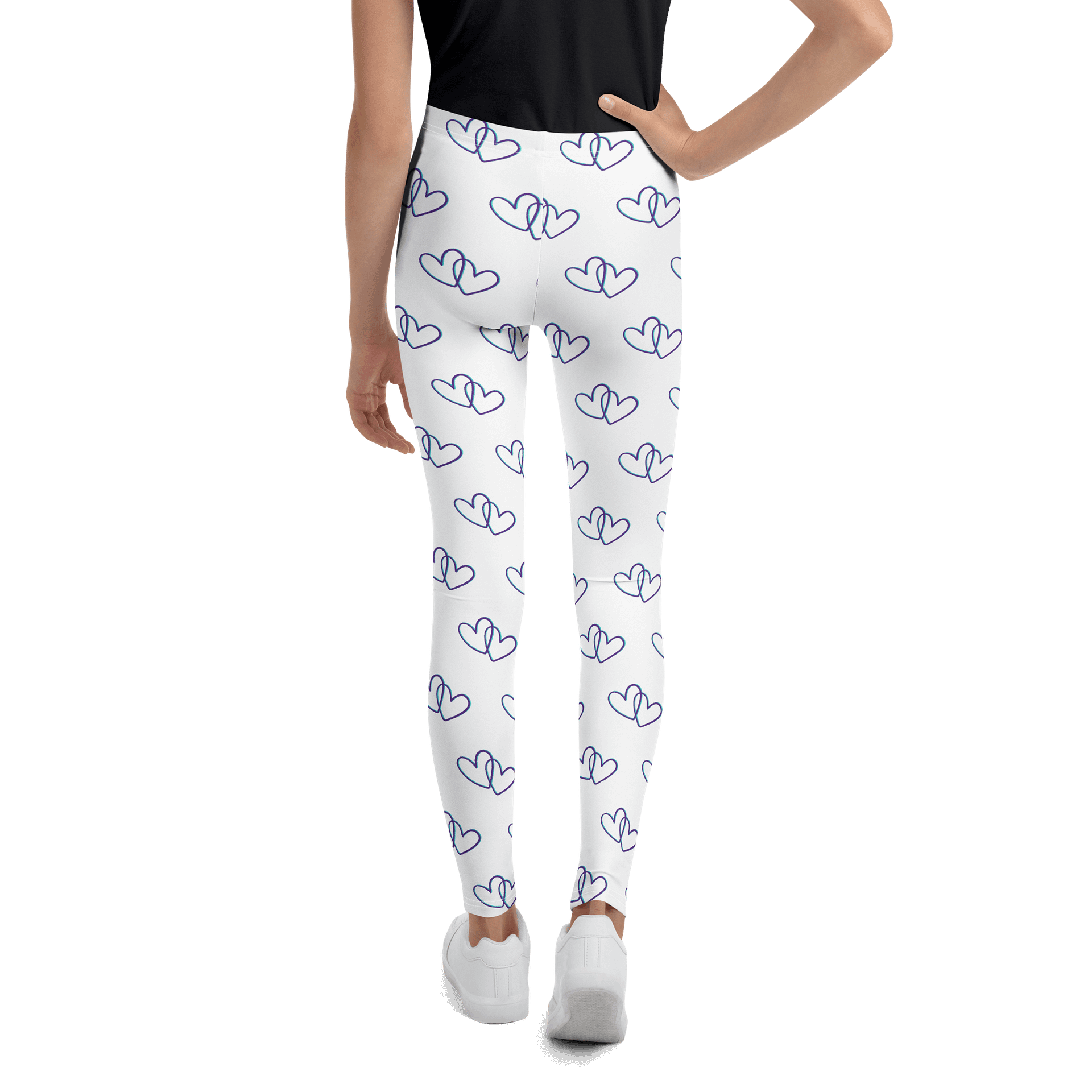 White Heart Youth Leggings product image (3)