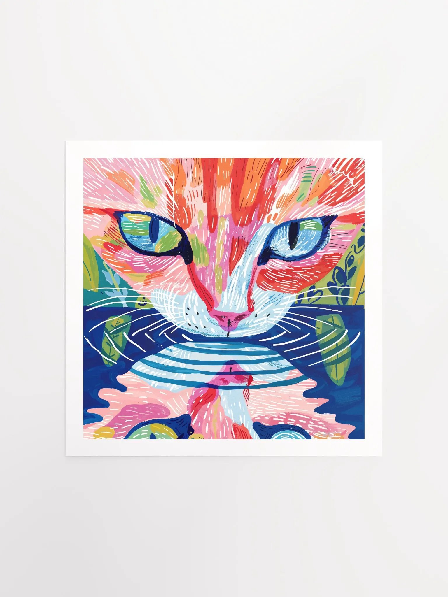 Cat Reflection Print product image (2)