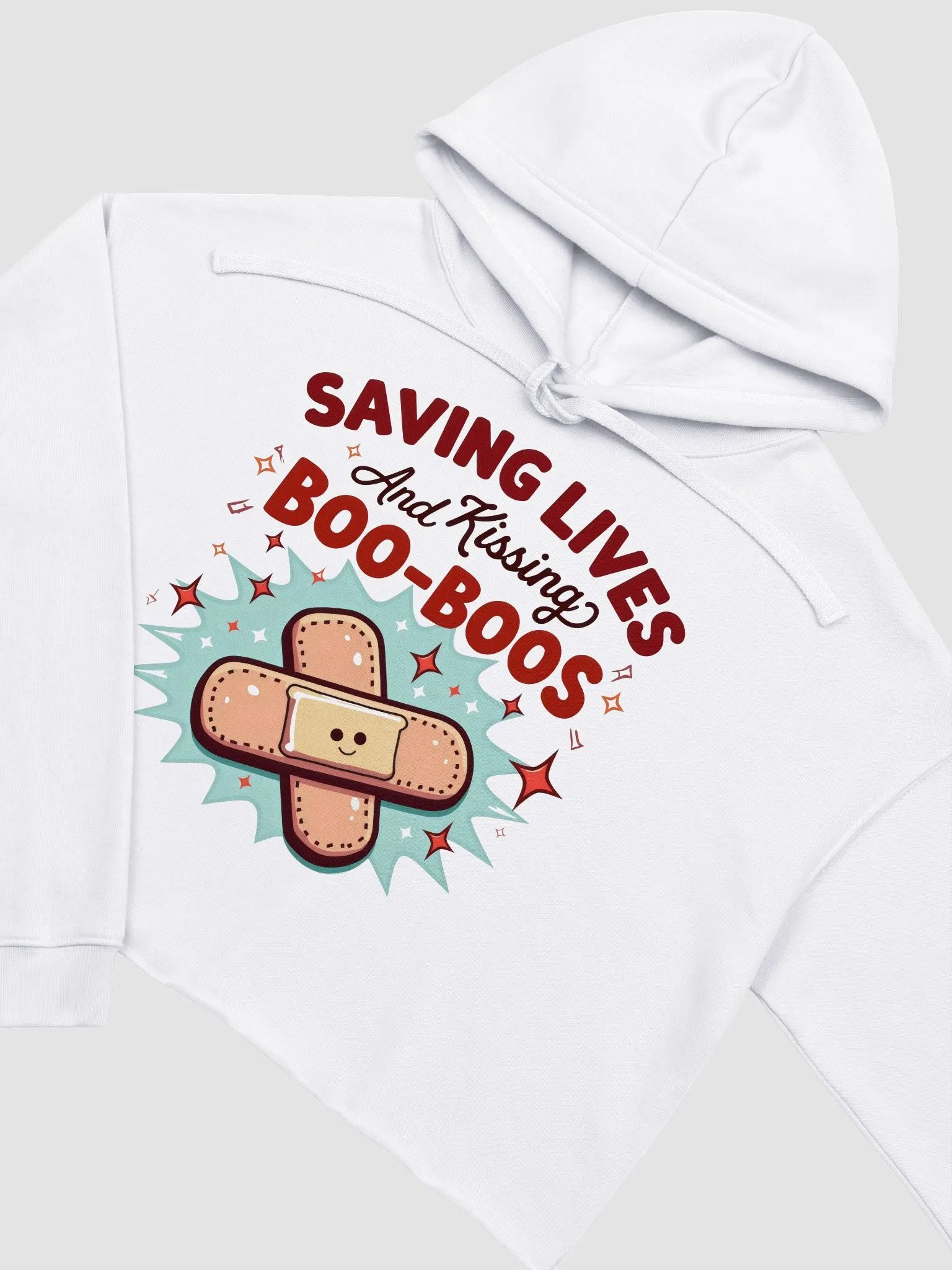 Boo-Boo Kisses Cropped Hoodie product image (13)