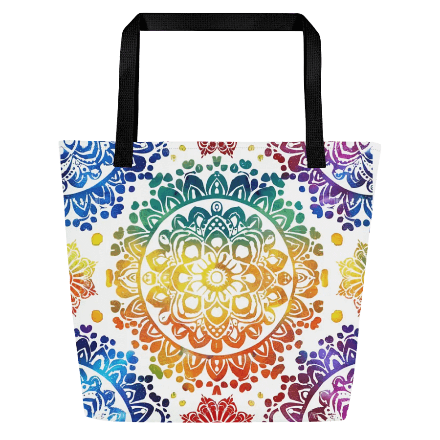 Mandala Mosaic Polyester Tote Bag product image (2)