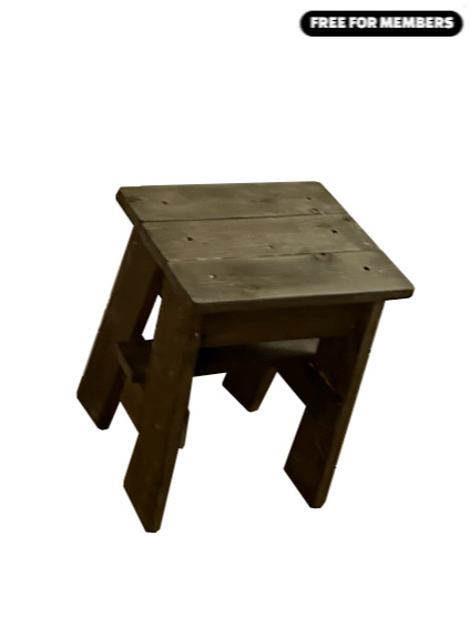[Build Plans] Rustic Plant Stand From Single 2x4 product image (1)