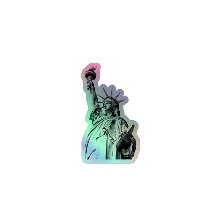 Lady Liberty Holographic Stickers product image (1)