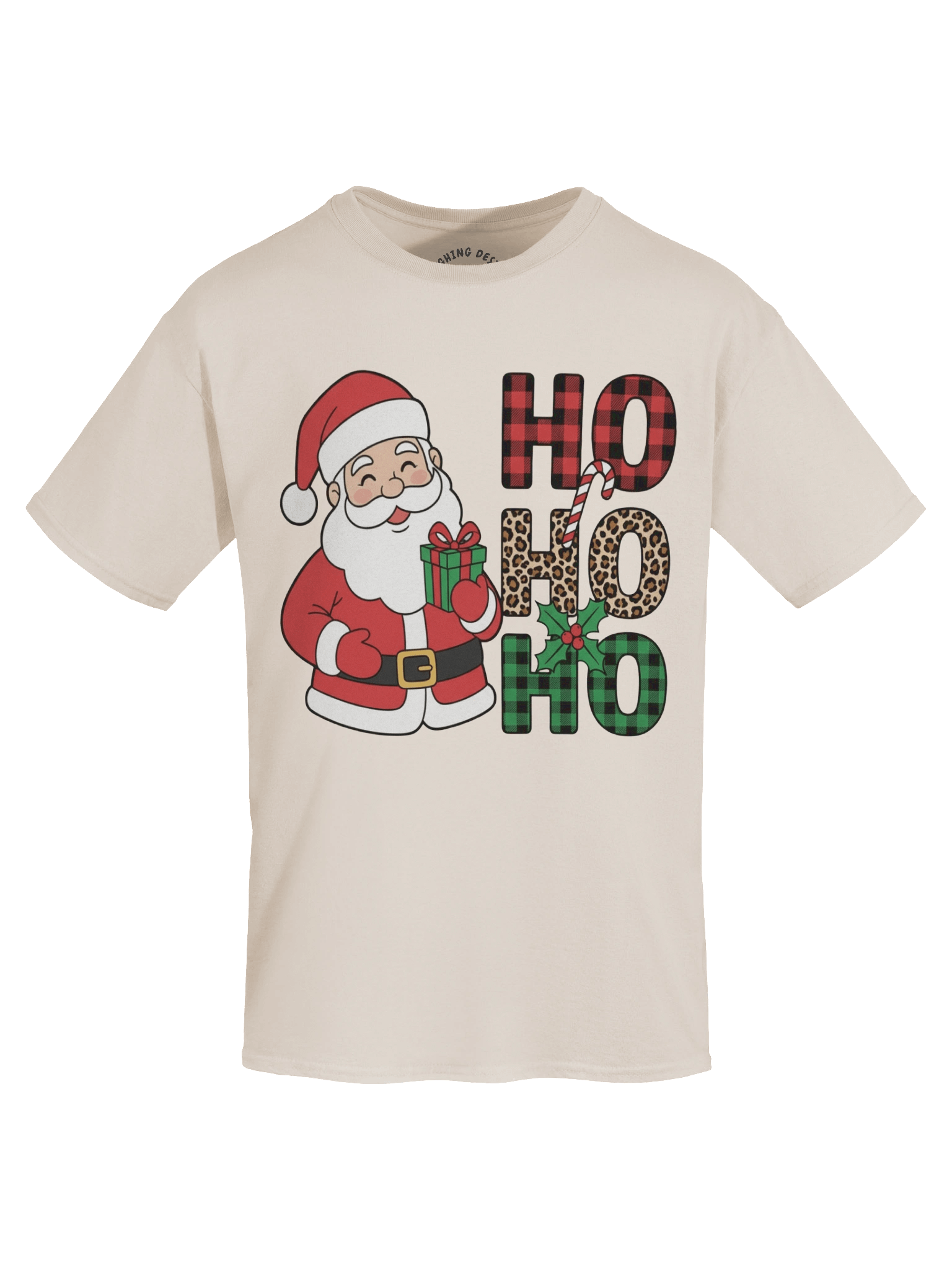 "HO HO HO" Santa Claus Christmas T-Shirt product image (1)