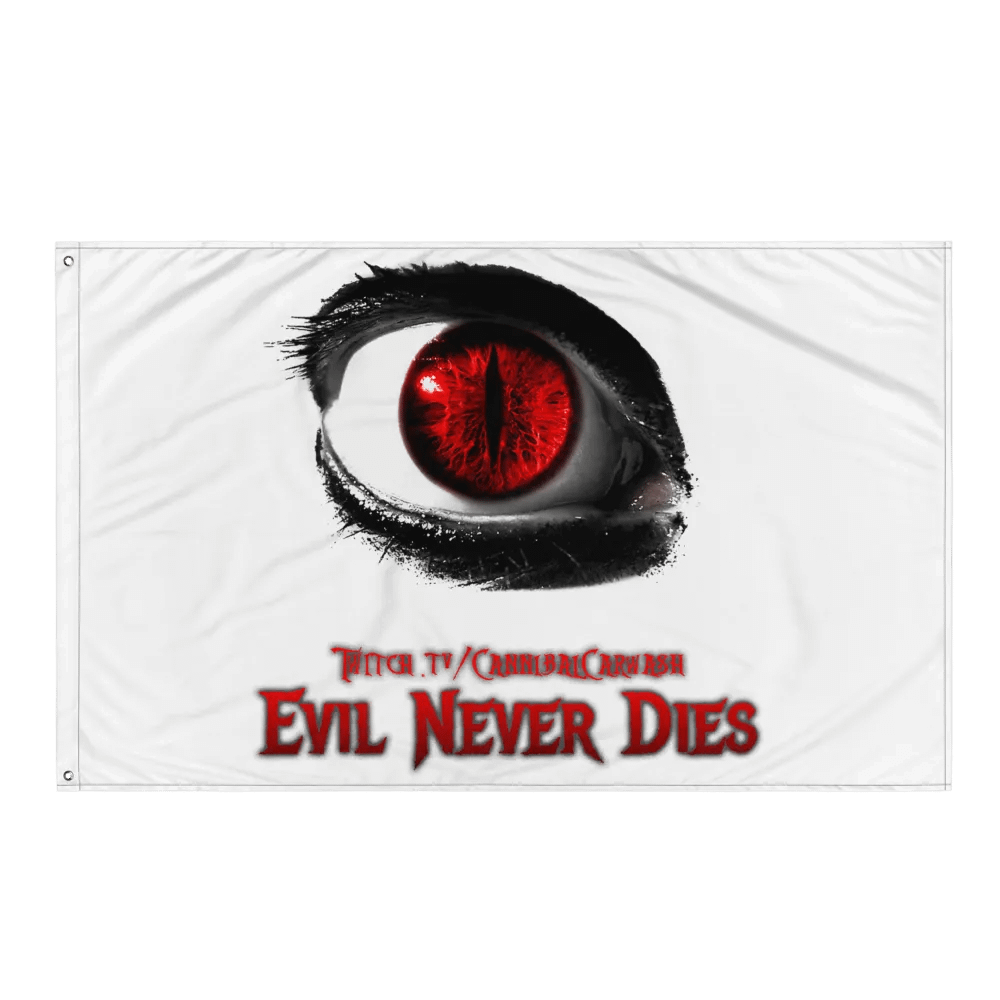 Evil Never Dies Logo Flag product image (3)