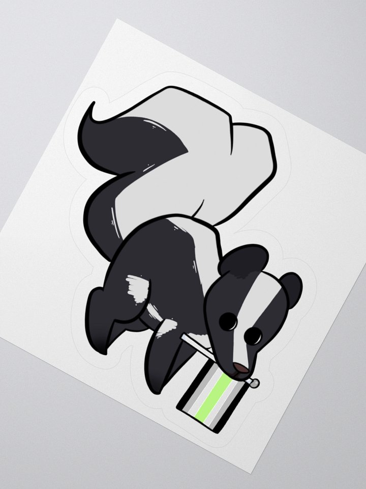 Agender Skunk Sticker product image (7)