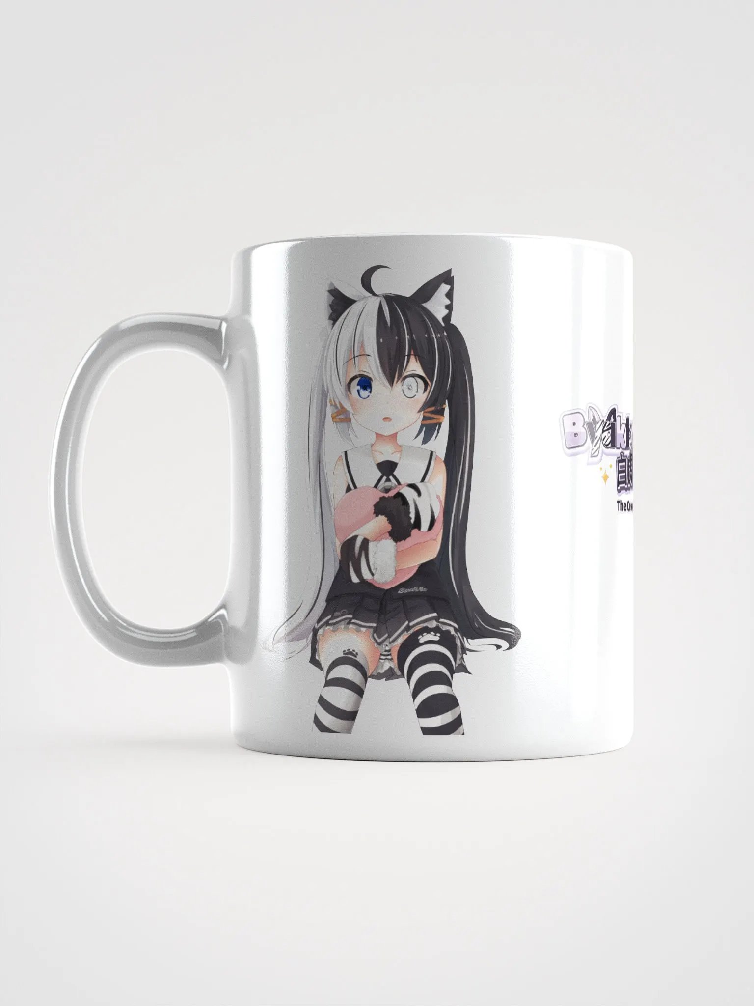All White Mug - Byakko Heart Pillow Edition product image (16)