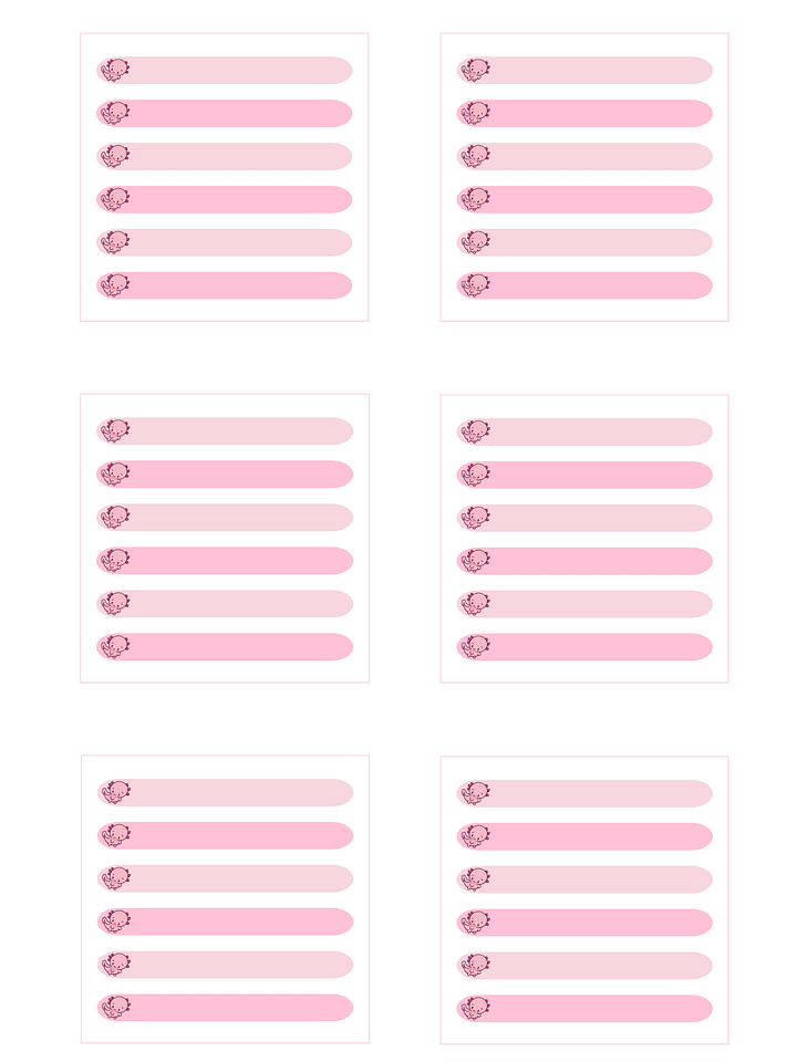 Printable Axolotl List Memo Pad product image (1)
