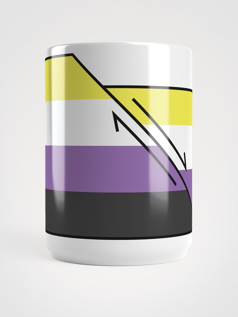 Faulted Pride Flags- Non Binary Mug product image (5)