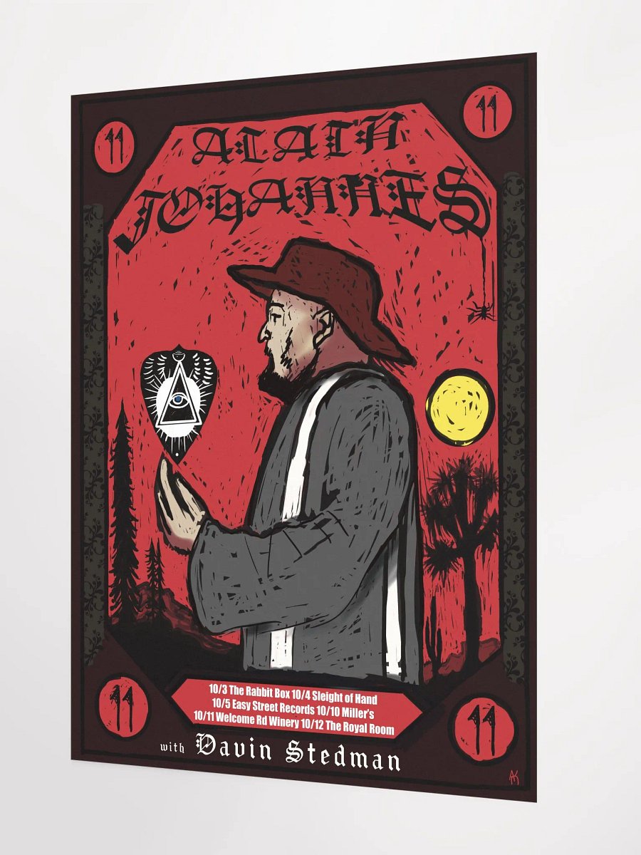 Alain Johannes Pacific Northwest Tour 18 x 24