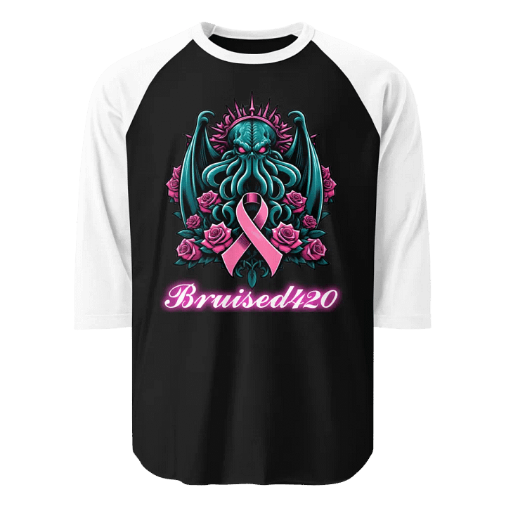 Mythical Cthulhu Protector Awareness Raglan Tee product image (1)
