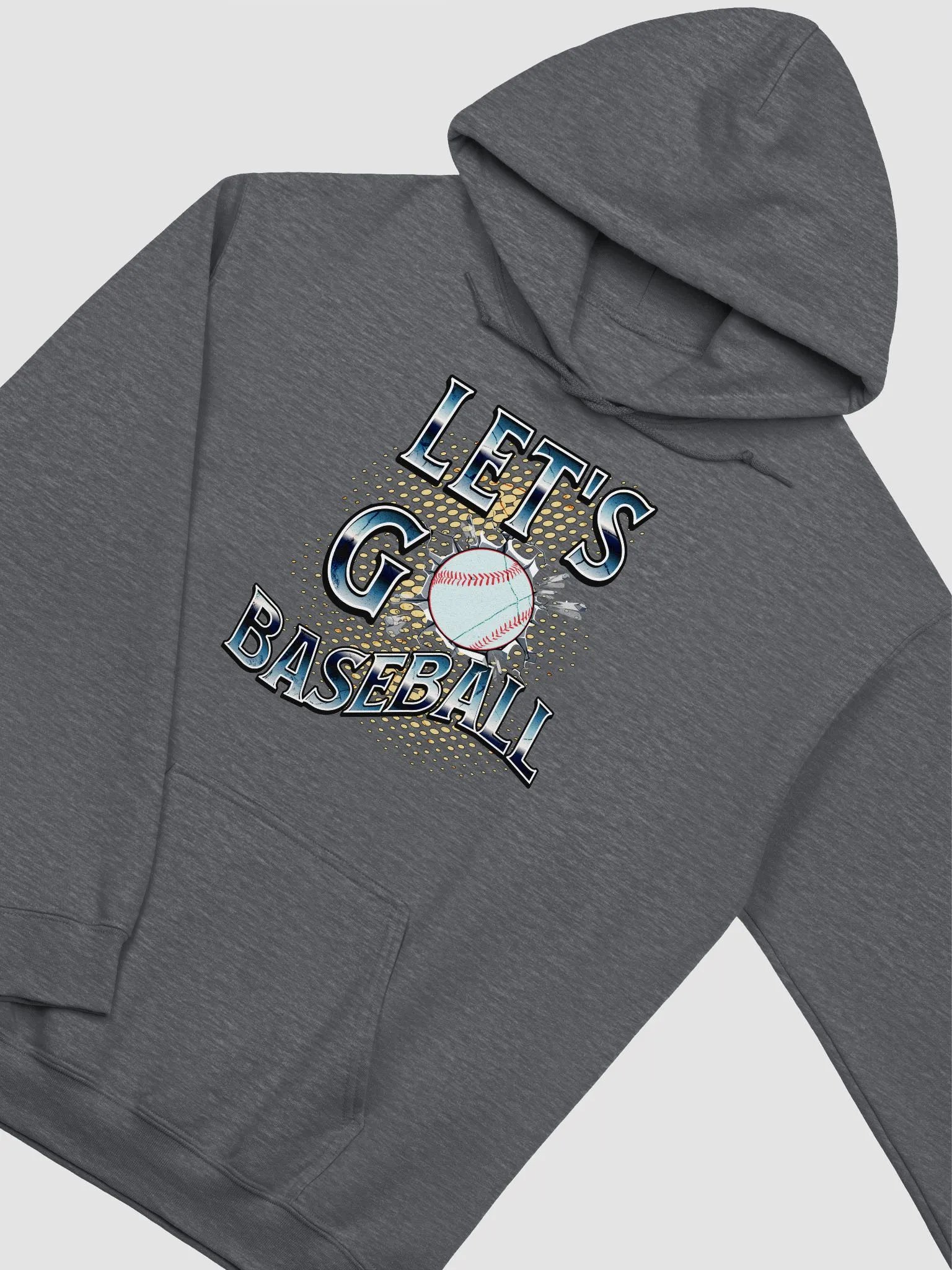 Lets Go Baseball Dynamic Burst Hoodie product image (4)