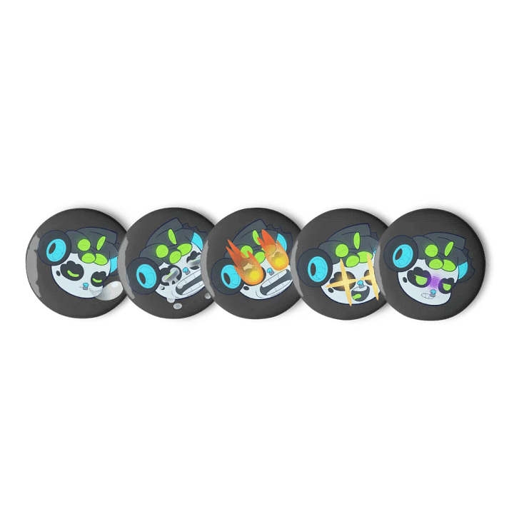 Emotionally Charged Pin Set (Black) product image (2)