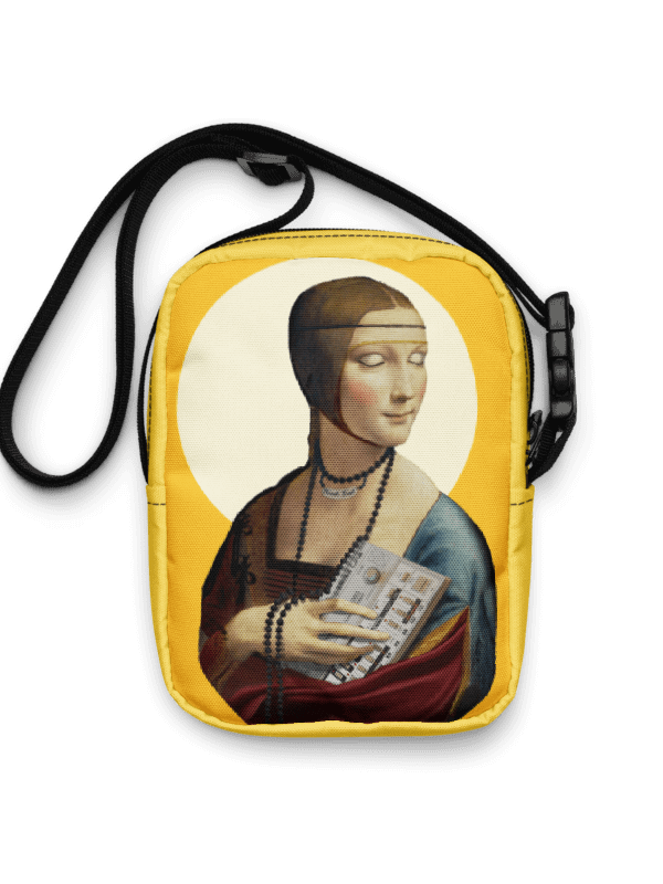 TB 303 Chill-out Lady by Frank Fonik, Techno EDM Utility Crossbody Bag product image (9)