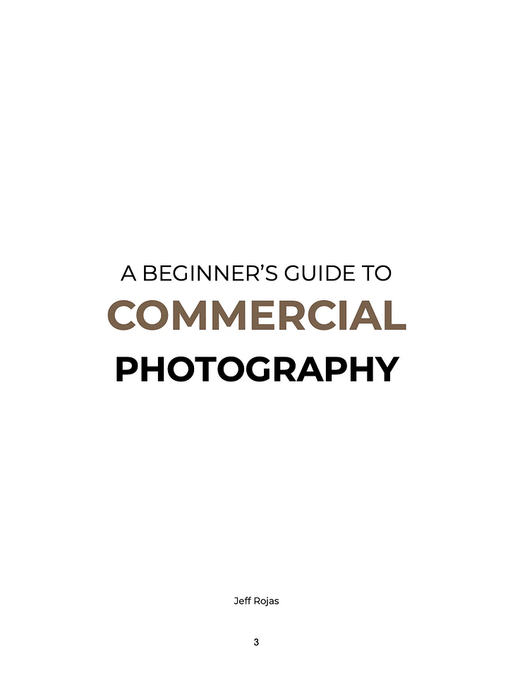 A Beginner's Guide to Commercial Photography product image (2)