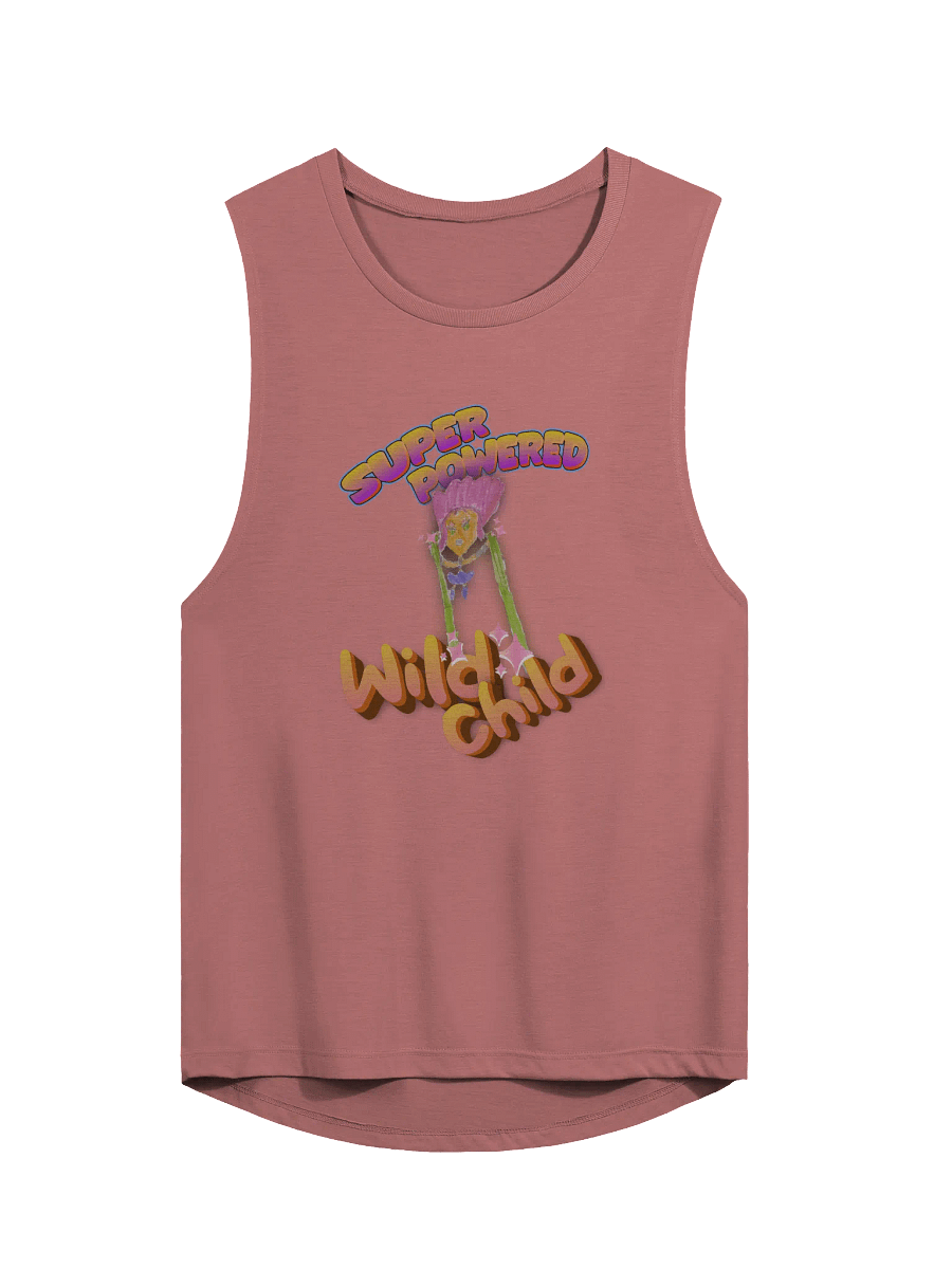 Super Powered Wild Child - Bella + Canvas Women's Flowy Muscle Tank product image (1)