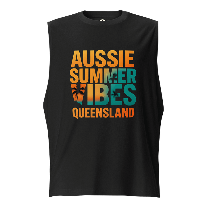 Aussie Summer Vibes Queensland Men's Muscle Tank Top product image (1)