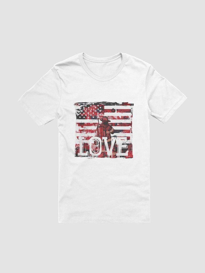American Flag Firefighter Love product image (2)