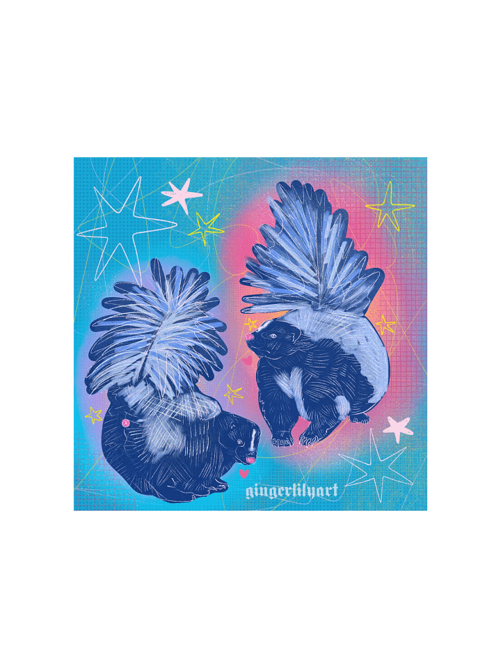 SKUNKS! print product image (2)
