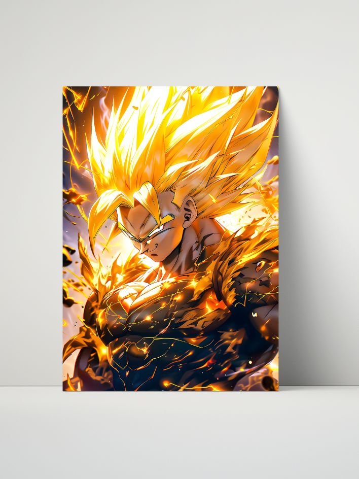 Dragon Ball Z – Goku Inferno Ascension – 8x10 Metal Print product image (1)