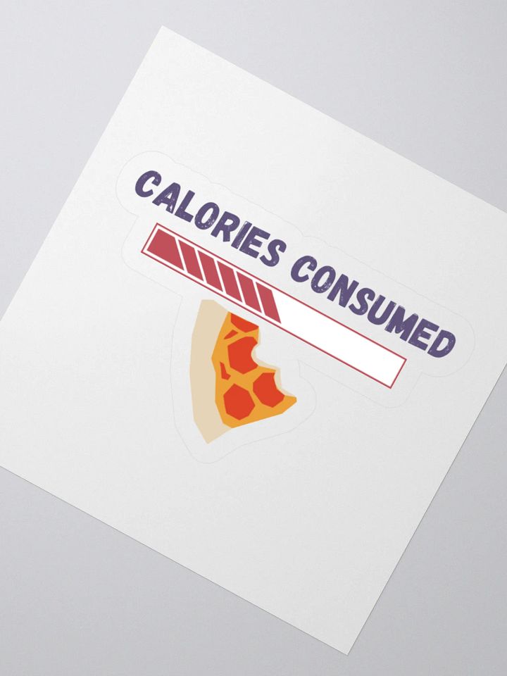 Calories Consumed: Loading… — Pizza Progress Bar Sticker product image (7)