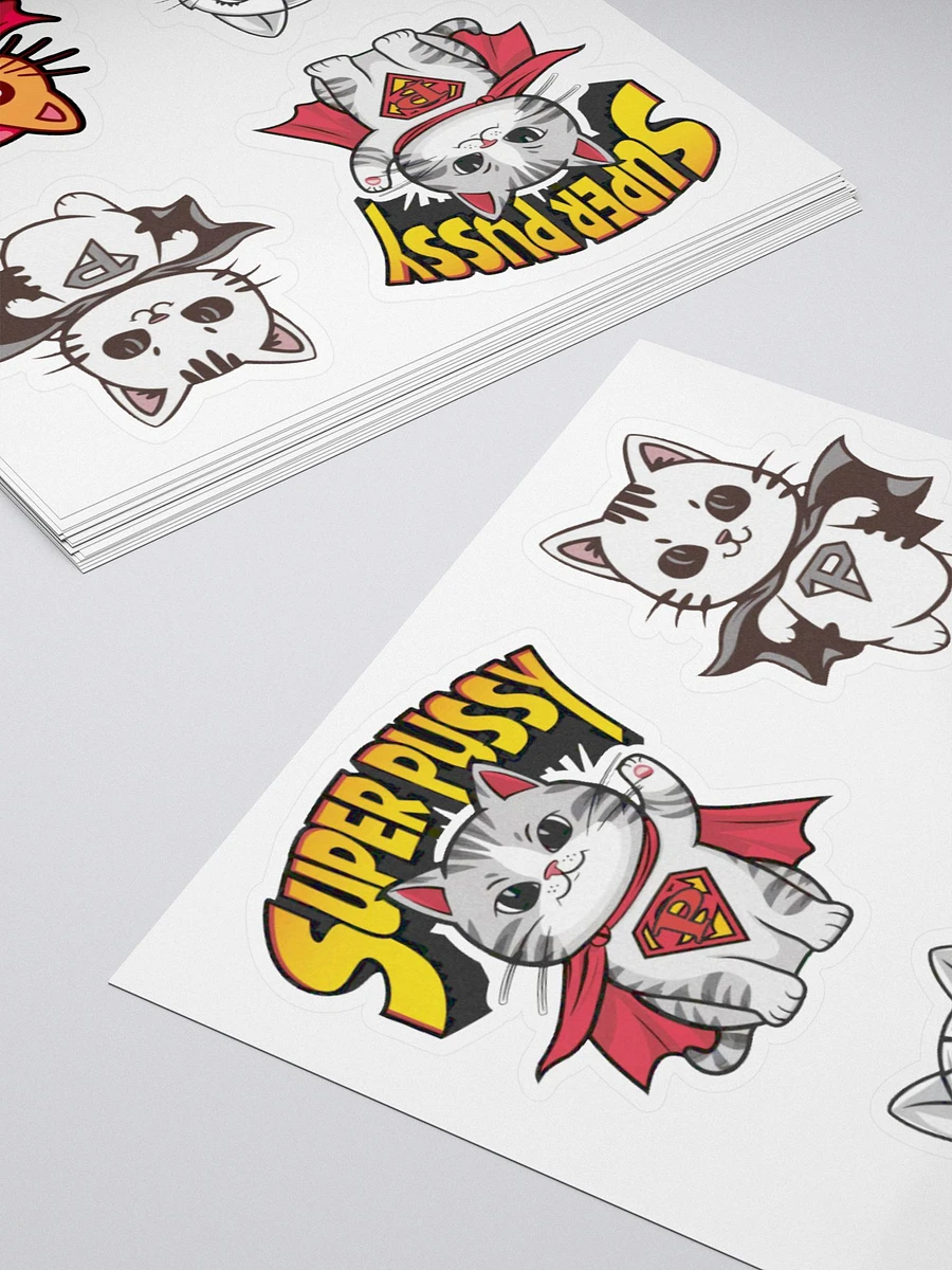 Super Pussy Vinyl Stickers sheet product image (10)