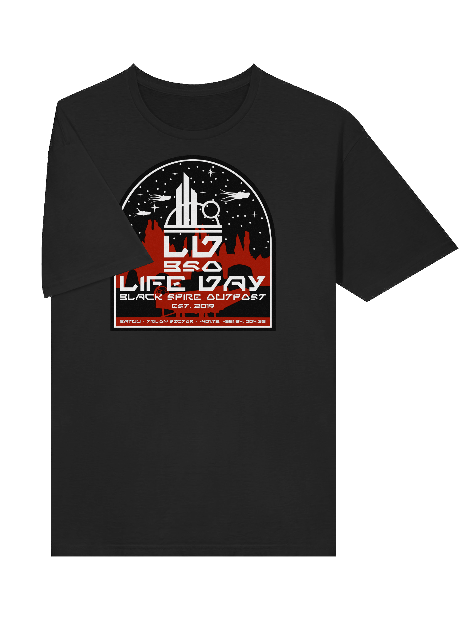 Life Day Black Spire Outpost Logo Tee product image (29)