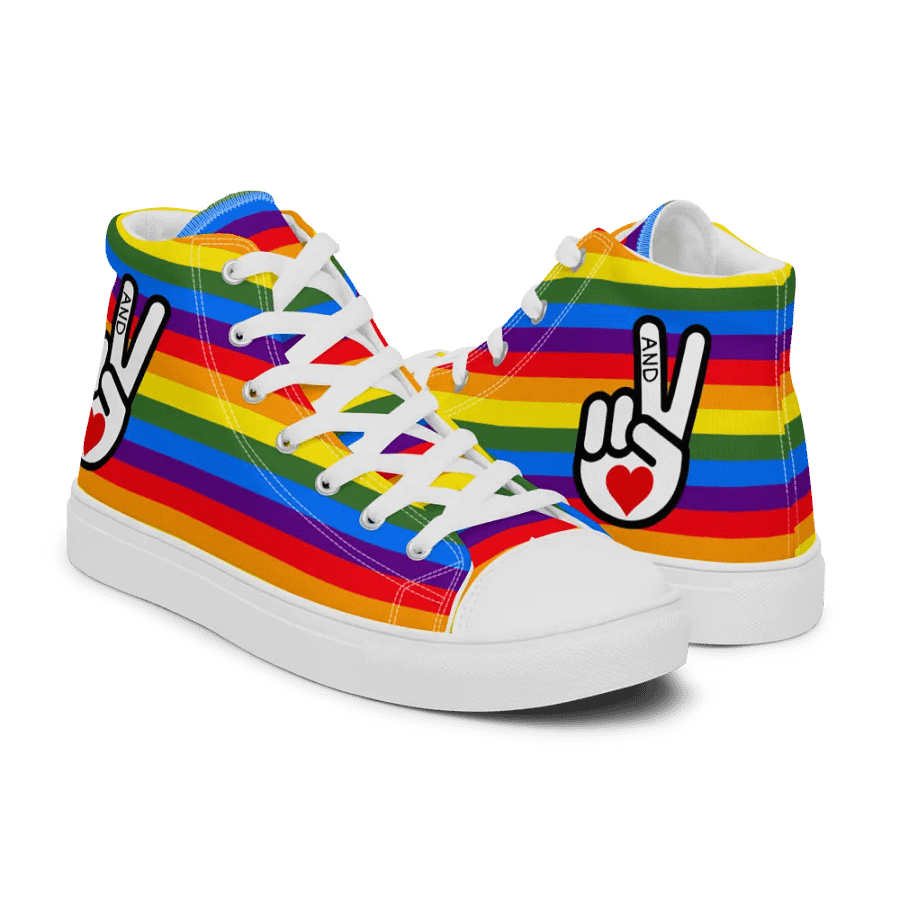 Woman's High-Top Sneakers (Peace and Love) product image (7)