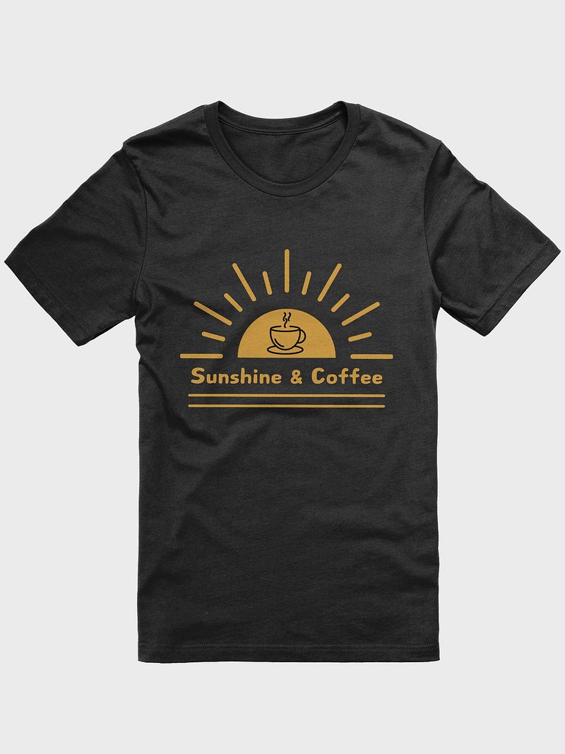 Sunshine & Coffee Stylized Logo T-Shirt