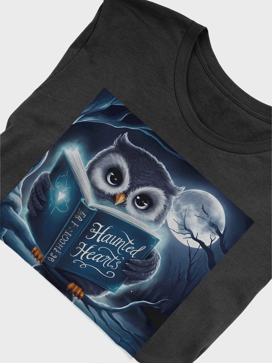 Owl reading a book t-shirt, halloween theme product image (5)