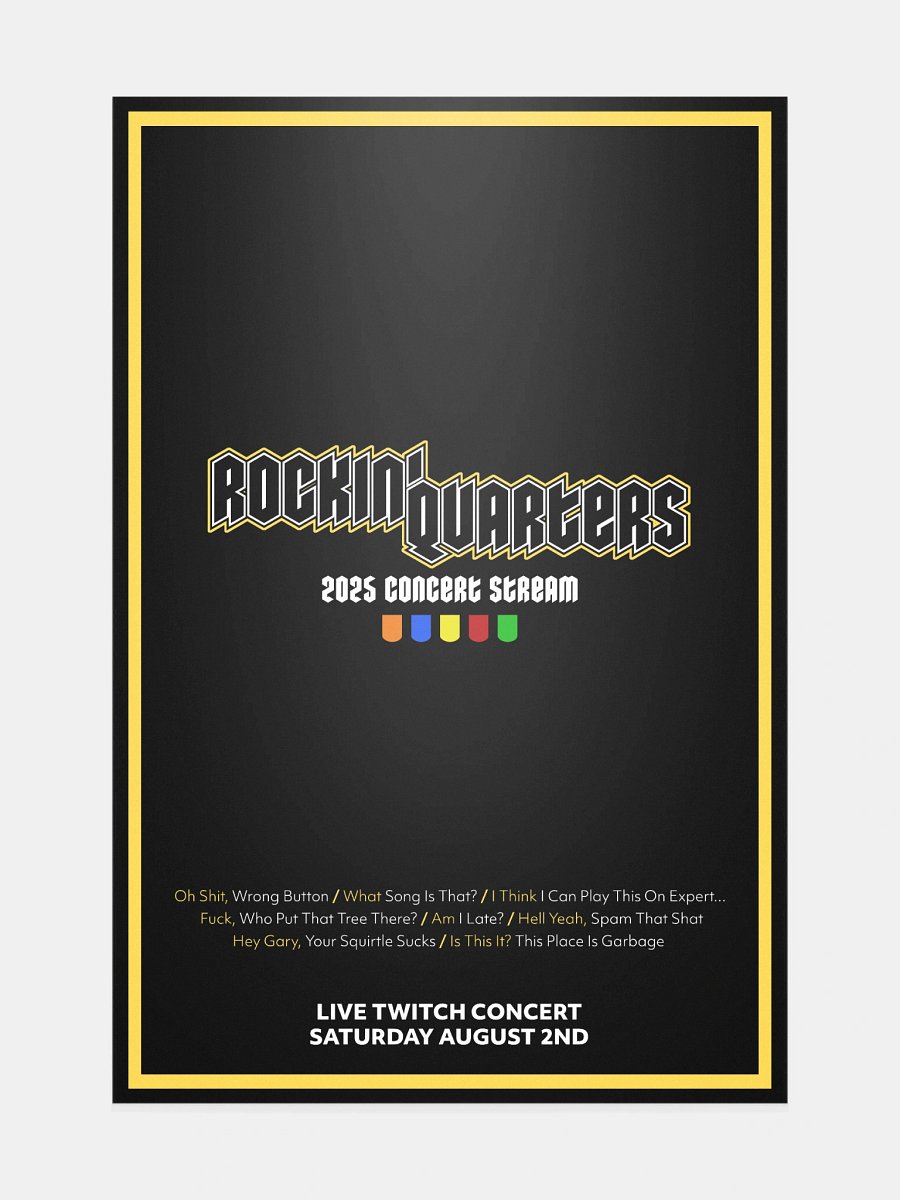 Rockin' Quarters 2025 Concert Poster! product image (1)