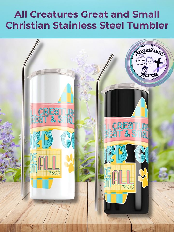 All Creatures Great and Small Christian Stainless Steel Tumbler product image (1)
