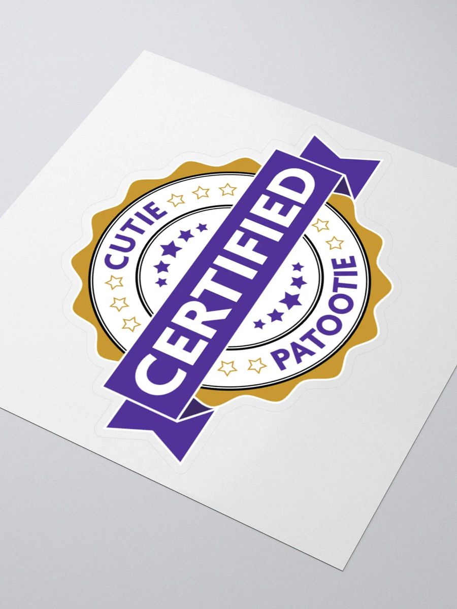 Certified Cutie Patootie Sticker product image (8)