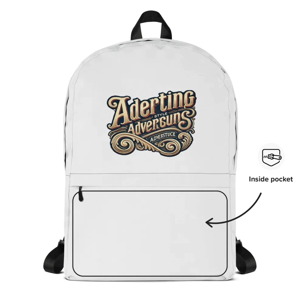Adverting Style All-Over Print Backpack product image (2)