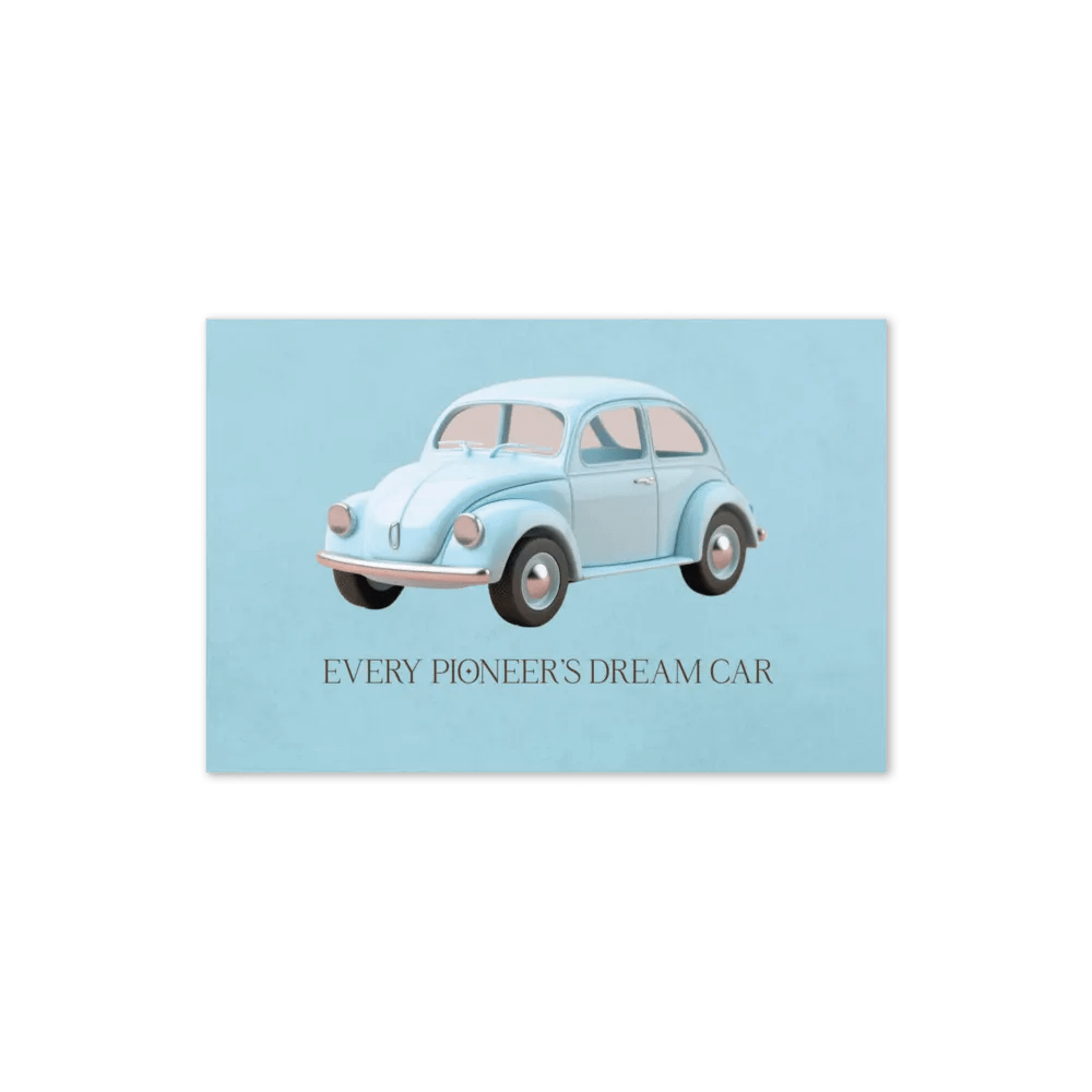 Every Pioneer's Dream Car Greeting Card product image (3)