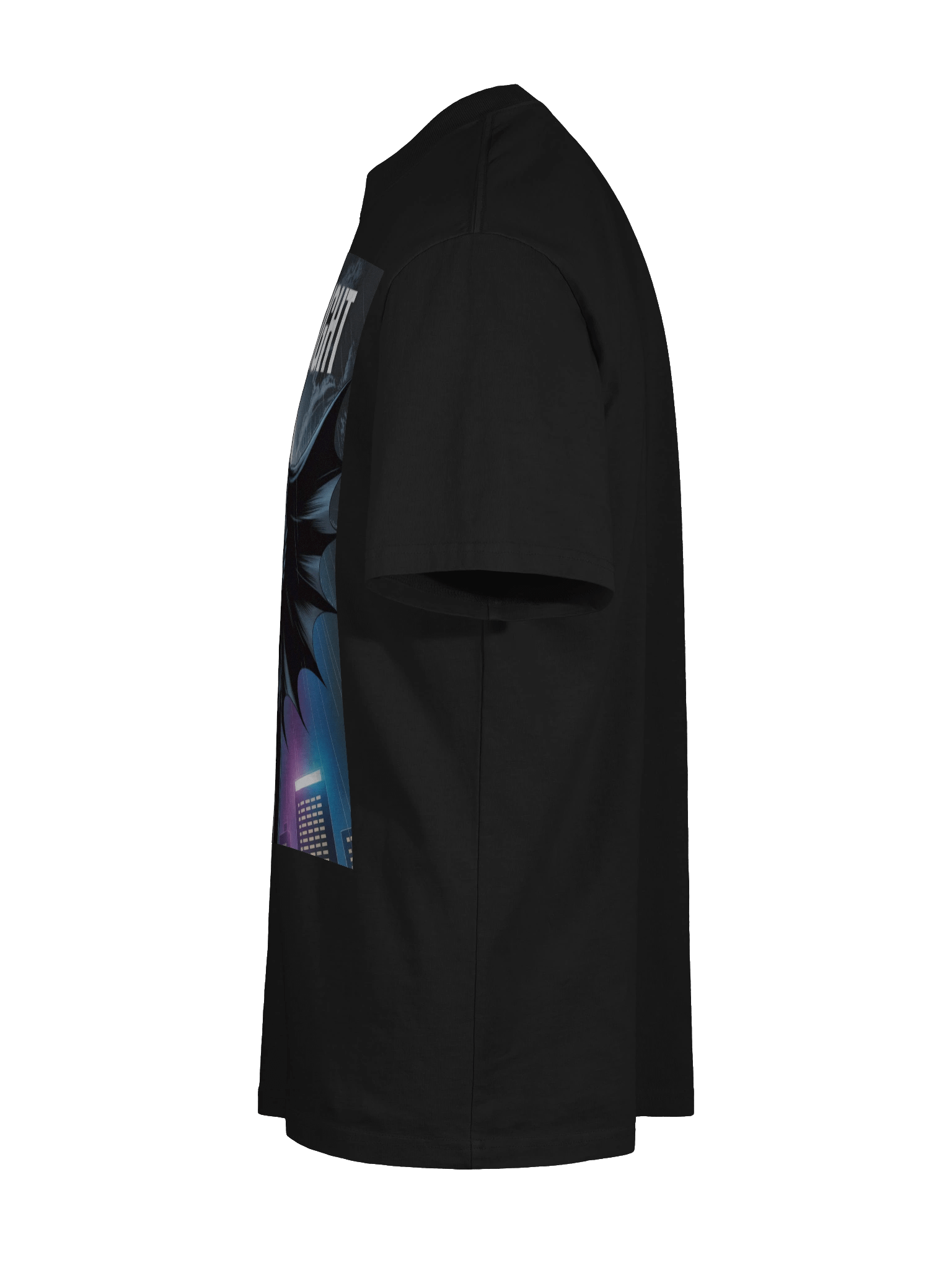 Storm Sentinel: Dark Knight Batman Oversized Faded T-Shirt product image (10)