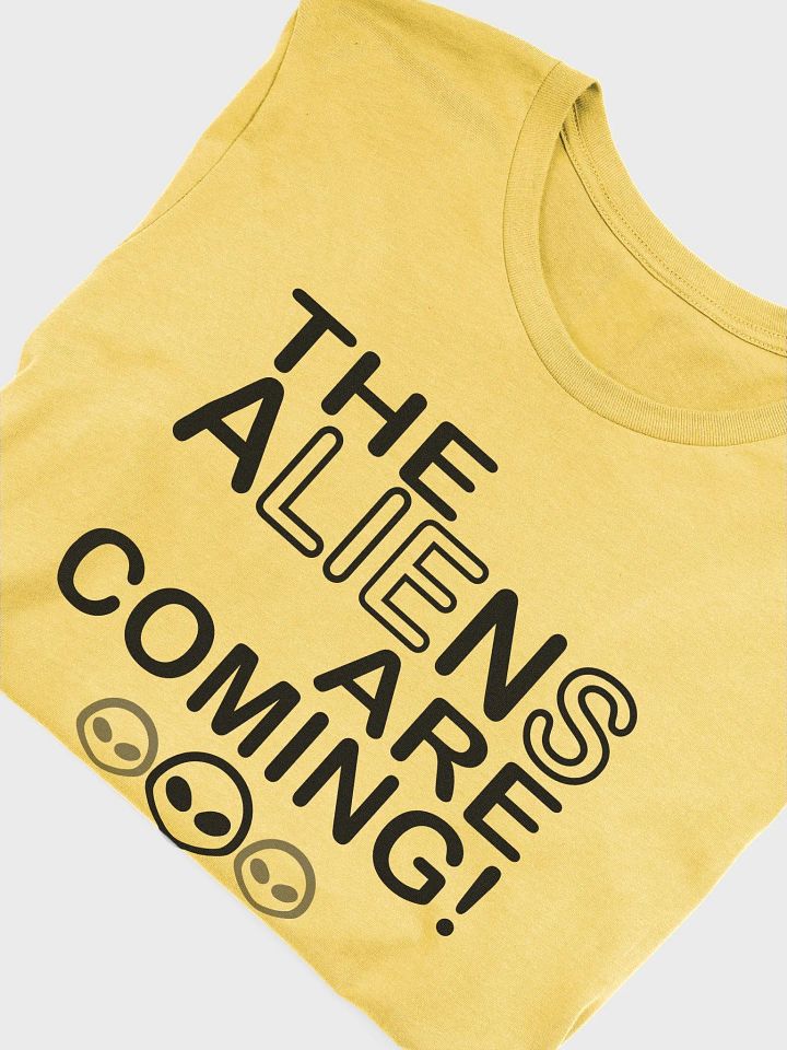 The Aliens Are Coming! - Black - Bella+Canvas Supersoft T-Shirt product image (1)