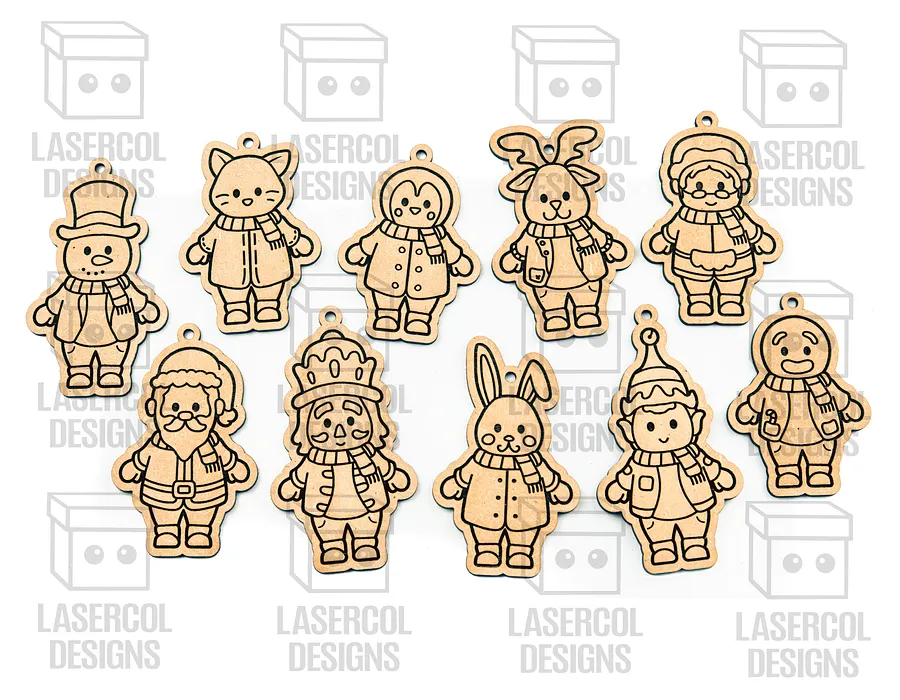 Christmas Ornaments - Laser Cut Files product image (4)