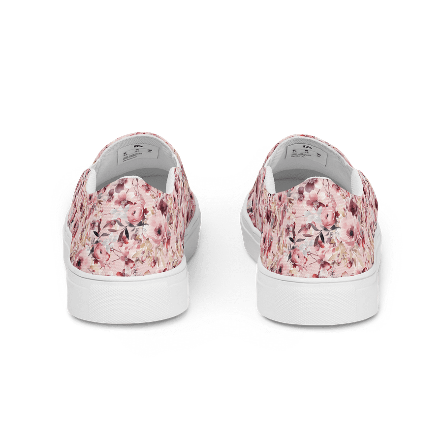 Pink Roses Garden Canvas Shoes product image (4)