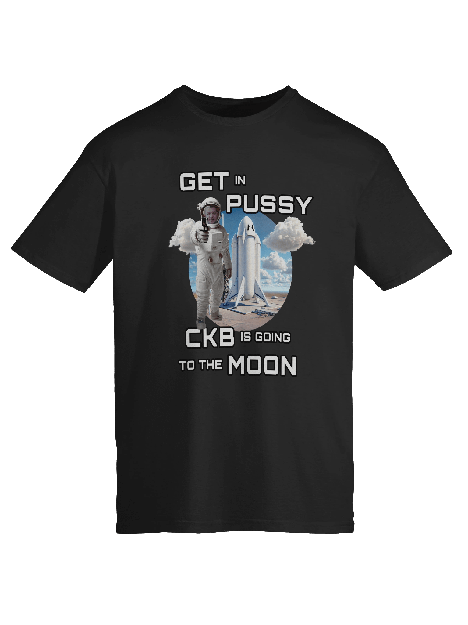 CKB is Going to the Moon T-Shirt Black product image (9)