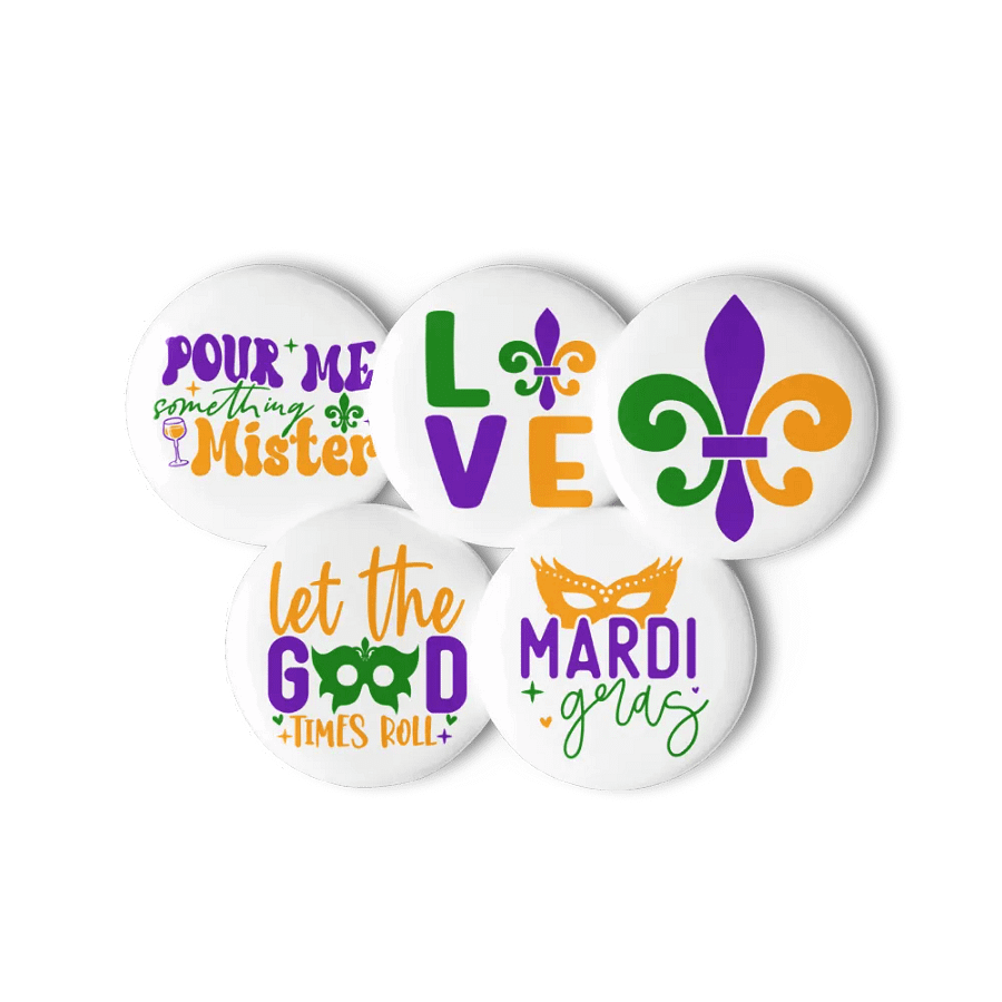 Mardi Gras Pin Set product image (2)