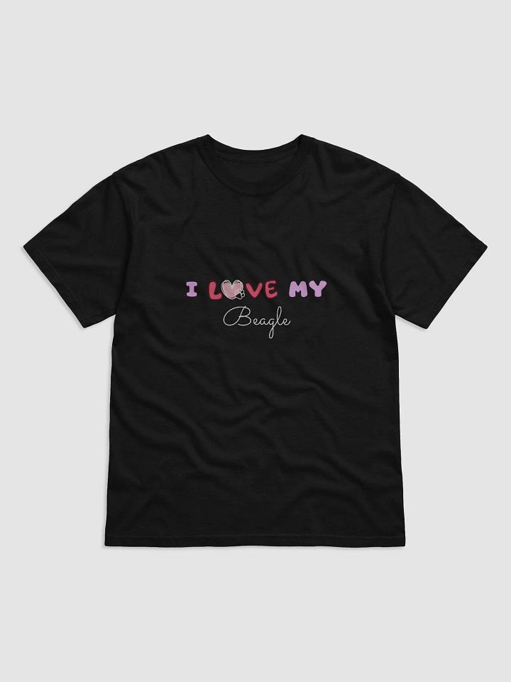 I Love My Beagle Comfort Tee product image (1)